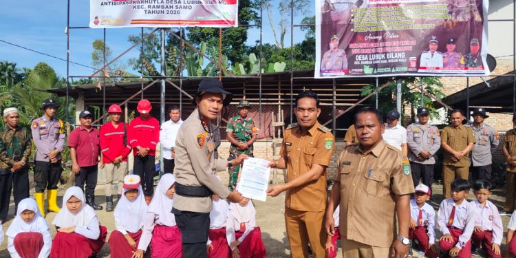 Apel Siaga Karhutla di Lubuk Bilang, Kapolsek Rambah Samo Tegaskan Komitmen Zero Titik Api Tahun 2026