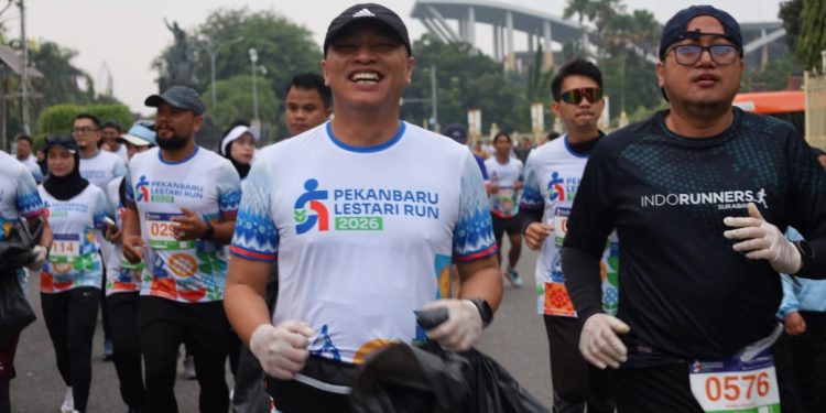 Kapolresta Pekanbaru Hadiri Pekanbaru Lestari Run 5K, Semarakkan HUT Kota Pekanbaru ke-242