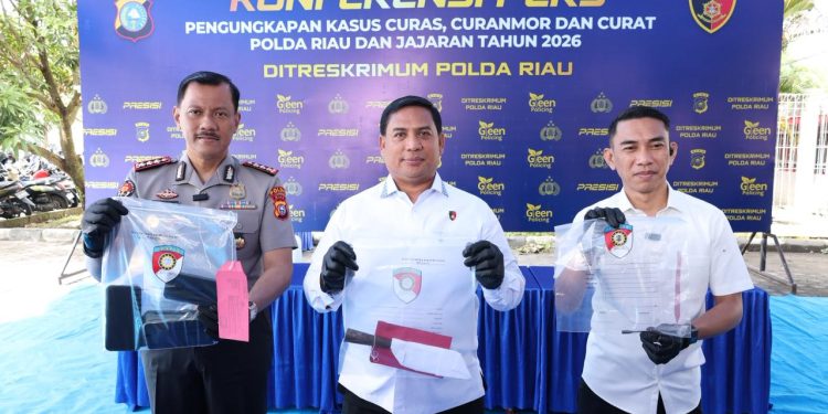 Polda Riau Bongkar Begal Sadis dan Sindikat Curanmor, 18 Kendaraan Hasil Kejahatan Diamankan