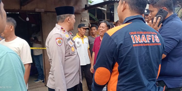 Respon Cepat Aduan Masyarakat, Polsek Ujung Batu Olah TKP Pembunuhan Wanita di Desa Ngaso