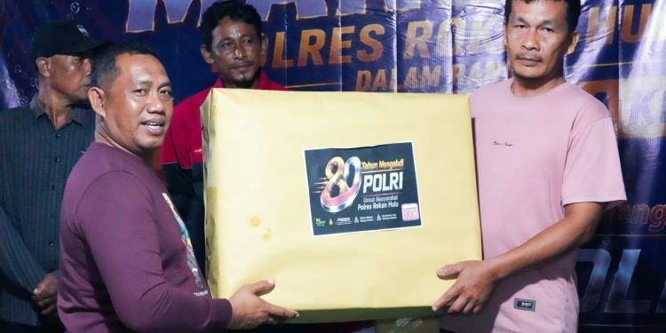 Polres Rokan Hulu Semarakkan Hari Bhayangkara ke-80 dengan Lomba Mancing