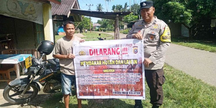 Jajaran Polres Kuantan Singingi Gencarkan Upaya Pencegahan dan Antisipasi Karhutla