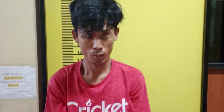 Lagi Tidur, Digrebek Polisi Sektor Pasir Penyu, Simpan 5 Paket Sabu