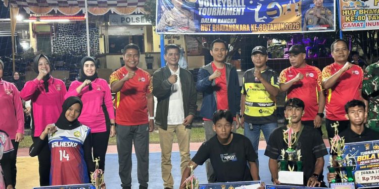 Kapolres Kuansing Tutup Turnamen Voli U-18 Polsek Cerenti Cup I, Dorong Generasi Muda Raih Prestasi dan Jauhi Kenakalan Remaja