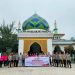 Bhakti Religi Bhayangkara Ke-80, Polres Pelalawan Bersih-Bersih Rumah Ibadah Lintas Iman