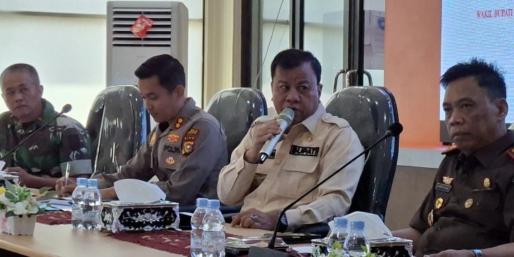 Kapolres Kuansing Hadiri Rakor Pembentukan Satgas PETI, Perkuat Sinergi Berantas Tambang Ilegal