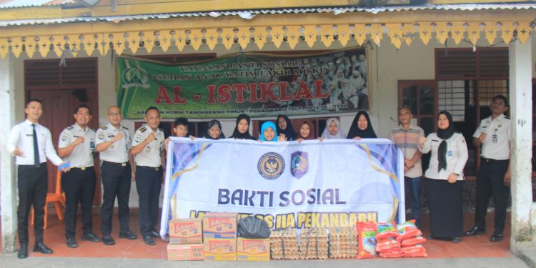 Lapas Pekanbaru Tebar Kepedulian: Bantuan Sosial Hangatkan Panti Asuhan Al-Istiklal
