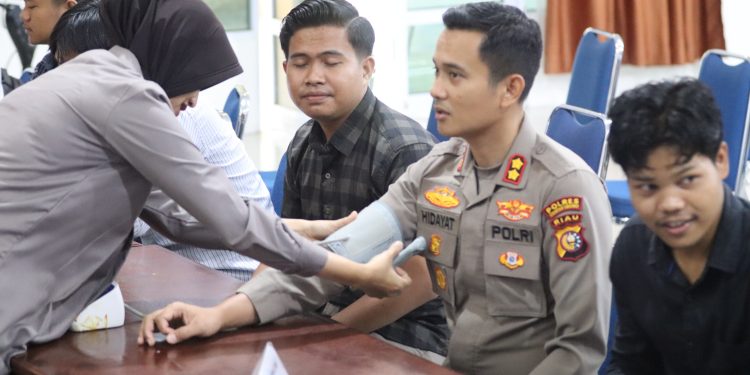 Polres Kuansing Gelar Bhakti Kesehatan HUT Bhayangkara ke-80, Polri Hadir untuk Kesehatan dan Kesejahteraan Masyarakat