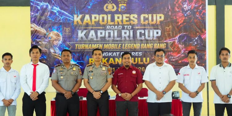 Polres Rokan Hulu Gelar Turnamen Mobile Legends HUT Bhayangkara ke-80, Tiga Tim yang Juara Akan Berlaga di Kapolda Cup hingga Piala Kapolri
