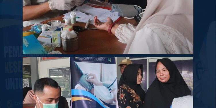 Wujud Kepedulian terhadap Kesehatan, Lapas Pasir Pangarayan Berikan Pemeriksaan Kesehatan Gratis bagi Masyarakat