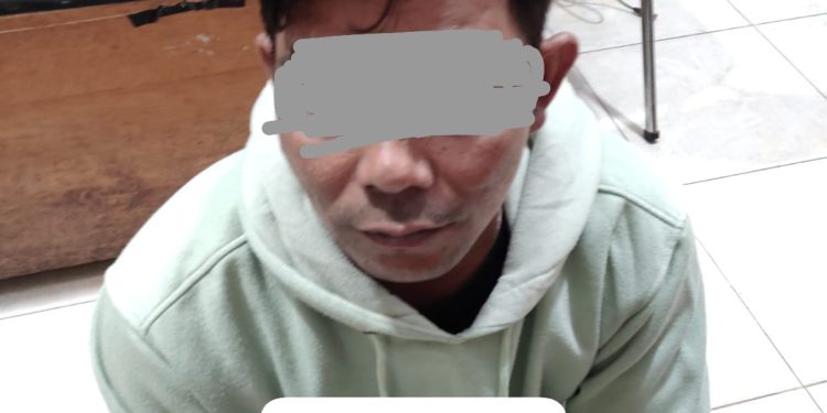 Bapak Tiri Gauli anak sambungnya yang masih SD langsung diamankan Reskirm Polres Pelalawan