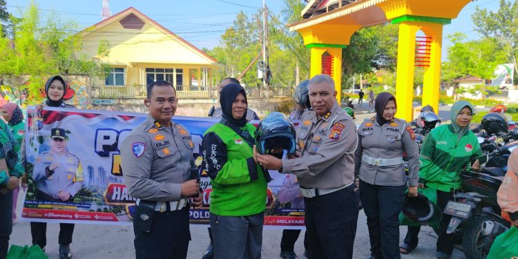 Semarak Jelang Hari Bhayangkara ke-80, Ditlantas Polda Riau Resmikan Rest Area dan Nobar Piala Dunia Bersama Ojol