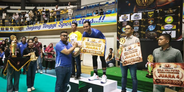Hari Bhayangkara Ke-80 – Polres Kampar Juara Turnamen Voli Kapolres Cup, Harapkan Atlet Muda Berprestasi