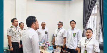 Perkuat Sinergi Pelaksanaan E-Persidangan, Kalapas Teluk Kuantan Jalin Koordinasi dengan Pengadilan Negeri Teluk Kuantan