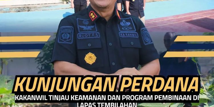 Kunjungan Perdana, Kakanwil Tinjau Keamanan dan Program Pembinaan di Lapas Tembilahan