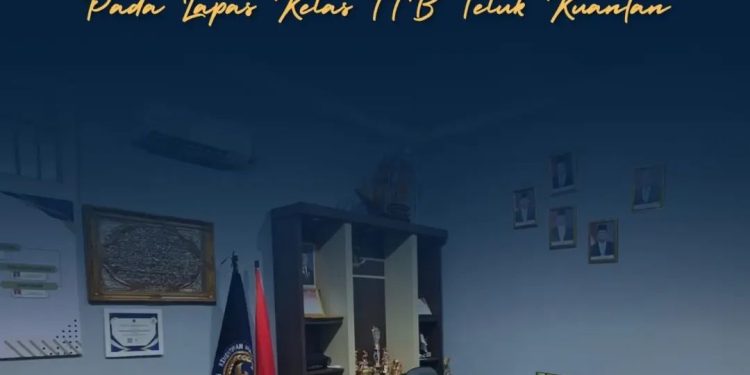 KUNJUNGAN ANGGOTA KOMISI XIII DPR RI DIDAMPINGI PLT BUPATI KUANSING PADA LAPAS KELAS IIB TELUK KUANTAN