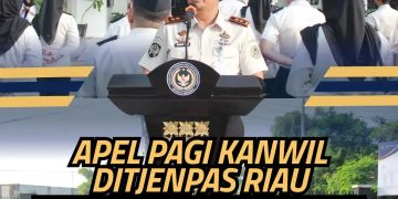 Apel Pagi Kanwil Ditjenpas Riau Jadi Momentum Penguatan Disiplin dan Apresiasi bagi Pegawai Teladan