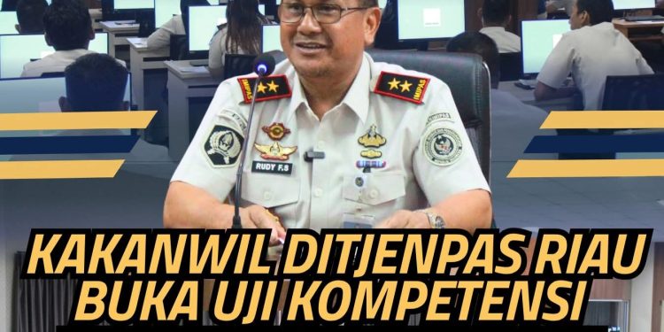 Kakanwil Ditjenpas Riau Buka Uji Kompetensi Manajerial dan Sosial Kultural ASN di Kanreg XII BKN Pekanbaru