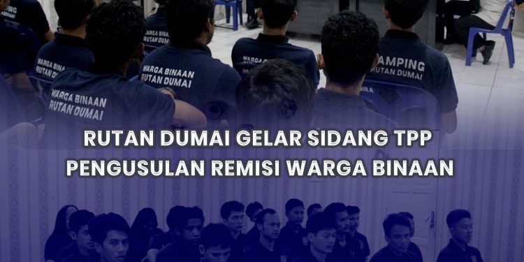 Rutan Dumai Gelar Sidang TPP Pengusulan Remisi Warga Binaan