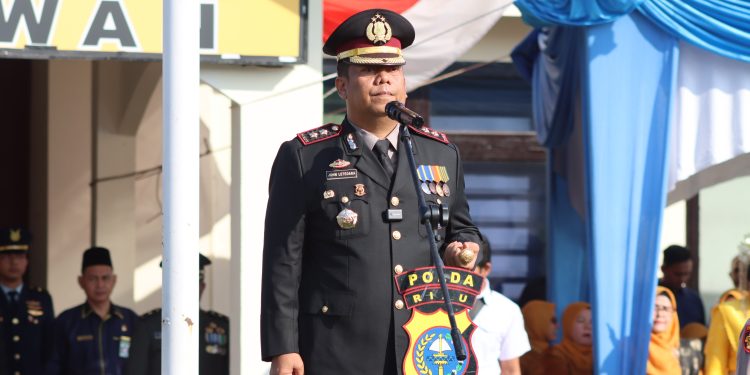 Bhayangkara Ke-80: Polri Untuk Masyarakat, Khidmat di Lapangan Apel Polres Pelalawan