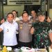 Ucapan Ulang Tahun Bhayangkara 80 Datang dari Camat Sukajadi dan Danramil Sukajadi.