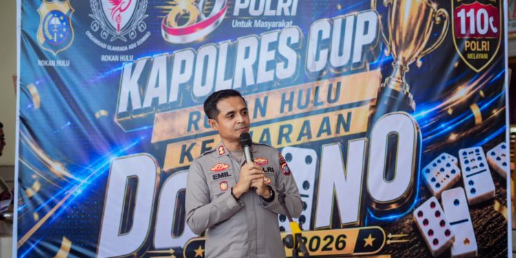 HUT Bhayangkara ke-80, Polres Rokan Hulu Gelar Turnamen Domino untuk Bangun Sportivitas dan Bentengi Generasi Muda dari Narkoba