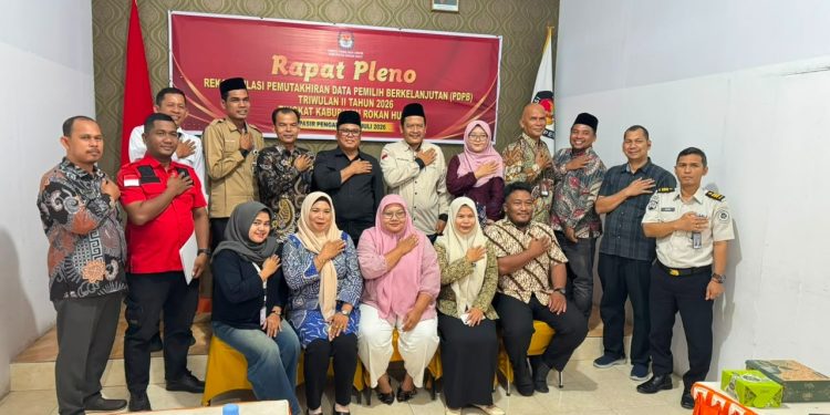 Lapas Pasir Pangarayan Hadiri Rapat Pleno Rekapitulasi Pemutakhiran Data Pemilih Berkelanjutan Triwulan II Tahun 2026