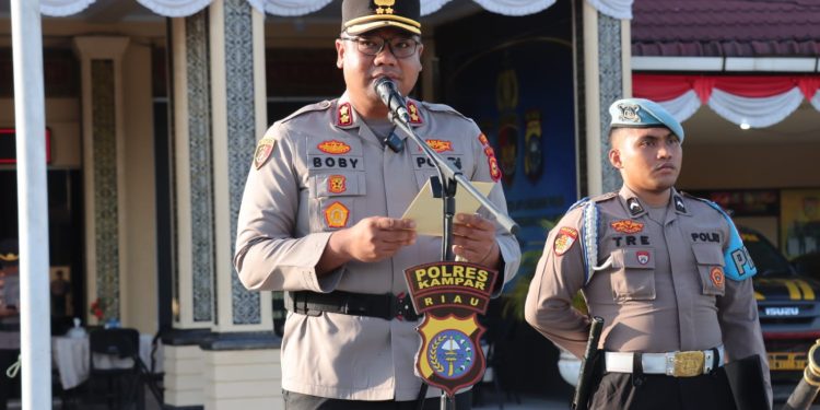 51 Personel Polres Kampar Naik Pangkat – Upacara Laporan Kenaikan Pangkat Periode 1 Juli 2026