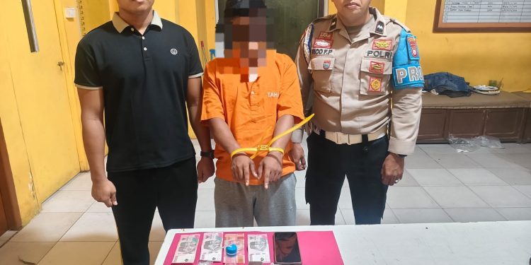 Polsek Tapung Hilir Tangkap Pelaku Narkoba Saat Ingin Transaksi