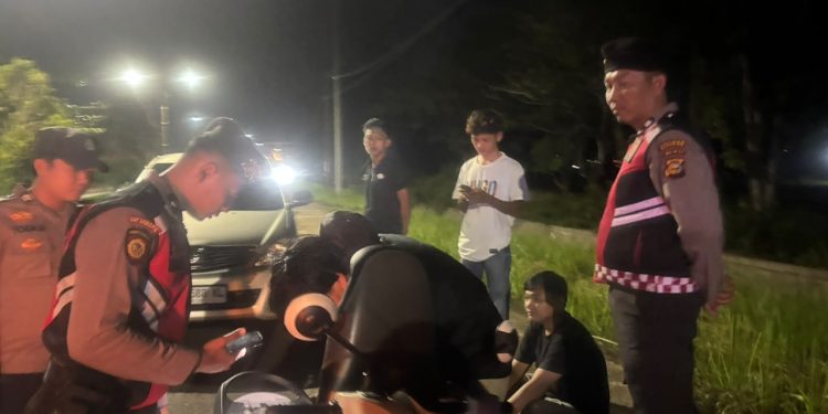 Polres Kuansing Tingkatkan Patroli KRYD, Jaga Kamtibmas dan Cegah Balap Liar