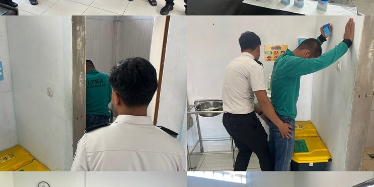 LPKA Kelas II Pekanbaru Laksanakan Tes Urine Rutin bagi Anak Binaan sebagai Komitmen Ciptakan Lingkungan Bersih dari Narkoba