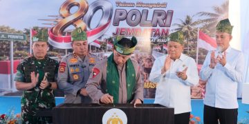 Kapolri Resmikan 80 Jembatan Merah Putih Presisi, Total 110 Unit Perkuat Konektivitas dan Kesejahteraan Masyarakat Riau