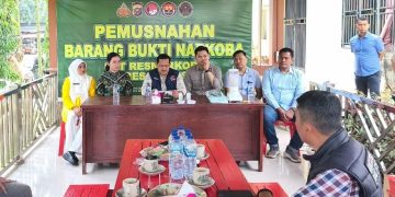 Polres Kuansing Musnahkan 50,67 Gram Sabu, Tegaskan Komitmen Berantas Peredaran Narkotika