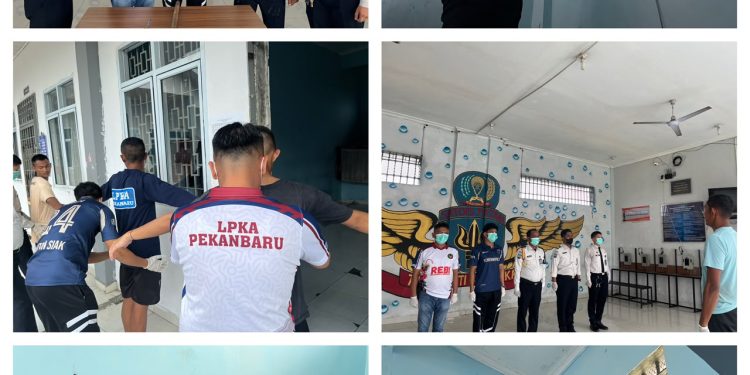 LPKA Kelas II Pekanbaru Kembali Melaksanakan Razia Rutin di Kamar Hunian Anak Dalam Mewujudkan Lingkungan Pembinaan yang Aman, Tertib, dan Kondusif