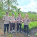 Kapolsek Kampar Kiri Hilir Tinjau Program Pekarangan Pangan Bergizi di Desa Simpang Dua untuk Dukung Ketahanan Pangan