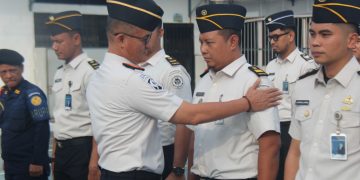 Perkuat Deteksi Dini dan Sinergitas, Lapas Pekanbaru Gelar Apel Pagi
