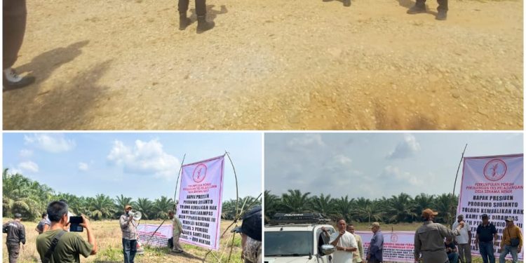 Sinergitas TNI-Polri Amankan Penyampaian Aspirasi Terbuka Terkait Sengketa Lahan di Tapung Hulu Kampar