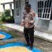 Kapolsek Perhentian Raja Cek Proses Pengeringan Jagung Pipil Poktan, Dukung Program Ketahanan Pangan Nasional
