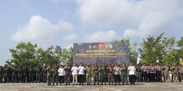 Bupati Zukri Buka Resmi TMMD Ke-129 di Pelalawan, TNI-Polri dan Pemda Bersinergi Bangun Desa Pangkalan Terap