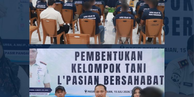 Lapas Pasir Pangarayan Bentuk Kelompok Tani “L’Pasian Bersahabat” sebagai Wadah Pembinaan Kemandirian Warga Binaan