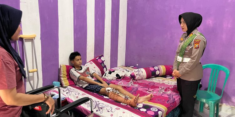 Jumat Berkah Satlantas Polres Kampar, Wujud Kepedulian dan Empati kepada Korban Kecelakaan Lalu Lintas