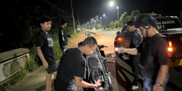 Tim Raga Polres Kuansing Intensifkan Patroli Malam, Antisipasi Kejahatan dan Jaga Kamtibmas