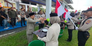 Kapolres Kampar Hadiri Upacara Pembukaan Pendidikan Pembentukan Bintara Polri TA 2026 di SPN Polda Riau