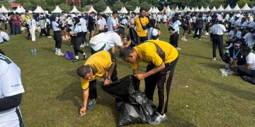 Tak Ada Sampah di Jalan! Polri dan DLH Bersih-bersih Usai Riau Bhayangkara Run