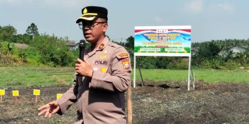 Polsek tualang gandeng PT. AIP Dukung Ketahanan pangan tanami 2Ha jagung pipil