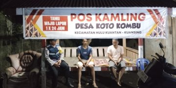 Polsek Jajaran Polres Kuansing Rutin Lakukan Pengecekan Pos Kamling, Perkuat Keamanan dan Sinergi dengan Masyarakat