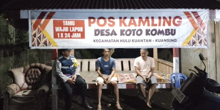 Polsek Jajaran Polres Kuansing Rutin Lakukan Pengecekan Pos Kamling, Perkuat Keamanan dan Sinergi dengan Masyarakat