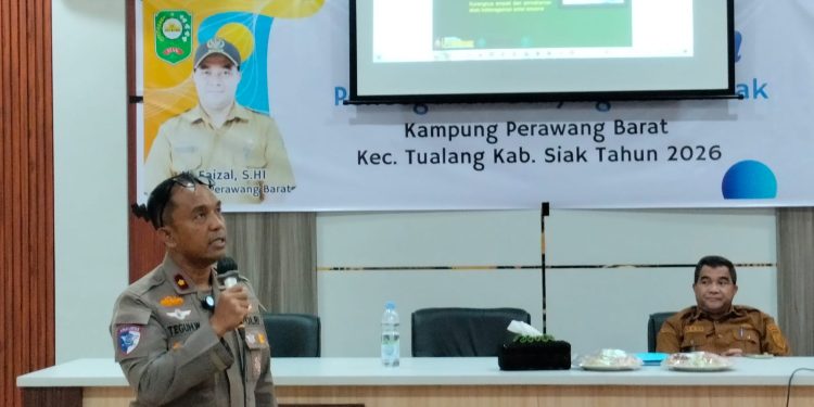 Kapolsek Tualang Beri Penyuluhan Anti-Bullying ke 50 Pelajar, Ingatkan Dampak dan Sanksi Hukum