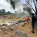 Polsek Singingi Tertibkan Aktivitas PETI di Muara Lembu, Dua Rakit Dimusnahkan