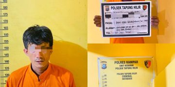 Polsek Tapung Hilir Tangkap Tiga Pelaku Pencurian di Kandang Ayam